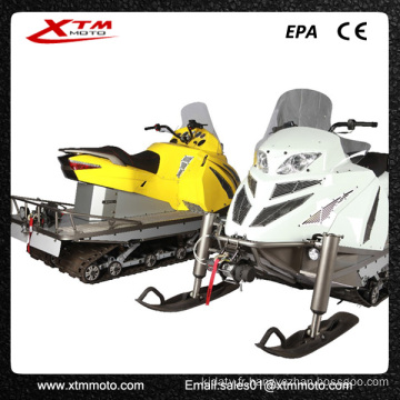 Scooter des neiges Mobile caoutchouc Track gaz adultes neige Ski